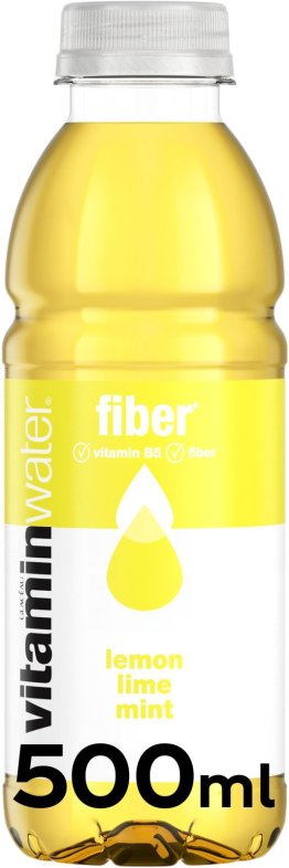 Glaceau Vitaminwater Fiber Lemon, Lime & Mint * 50cl Car x12