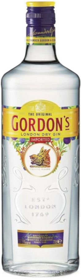 Gordons Dry Gin 37.5% 70cl Car x6
