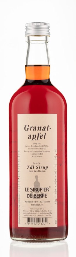 Granatapfel Sirup Le Sirupier de Berne 70cl HARx15