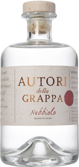 Grappa Autori Nebbiolo Erbaluna Bio weiss 41% 50cl Car x6