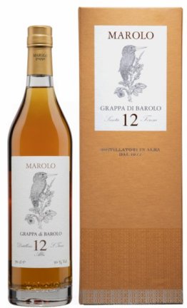 Grappa Marolo Barolo 12 Jahre 50% 70cl Car x6