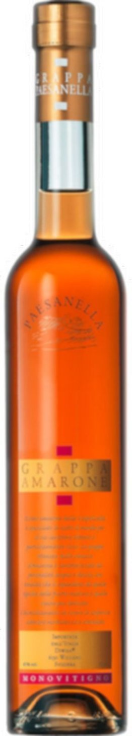 Grappa Paesanella Amarone Barrique 41% 50cl Car x6