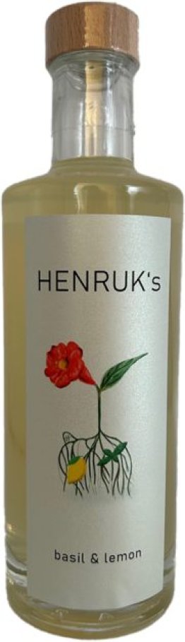 HENRUK's basil & lemon 19% 50cl Car x6
