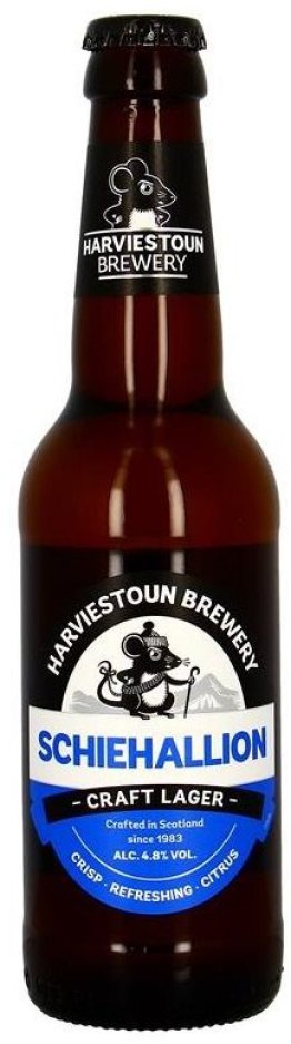 Harviestoun Brewery, Schiehallion Lager hell * 33cl Car x24