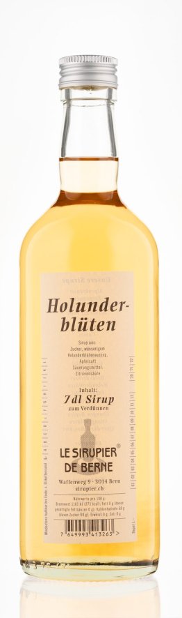 Holunderblüten Sirup Le Sirupier de Berne 70cl HARx15