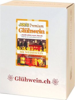 Joe's Glühwein weiss 2 Liter Bag-in-Box 200cl