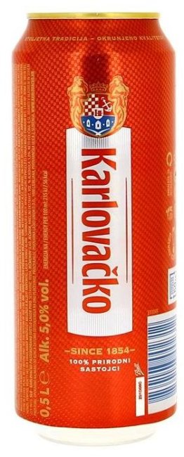 Karlovacko Lager hell Dosen * 50cl Car x24