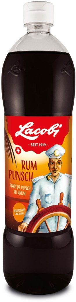 Lacobi Rum-Punsch alkoholfrei, 1+4 100cl Car x6