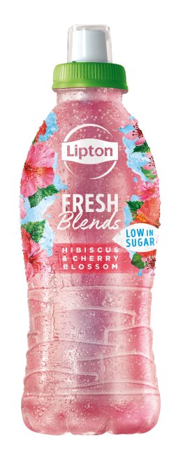 Lipton Fresh Blends Hibiscus Cherry Blossom * 75cl Car x6