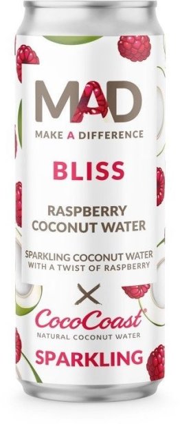 MAD Bliss Rasperry Coconut Water Dosen * 33cl Car x24