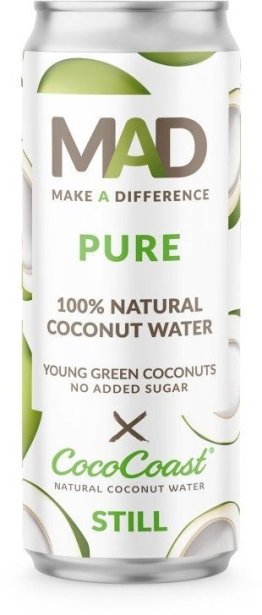 MAD Pure Coconut Water Dosen * 33cl Car x24