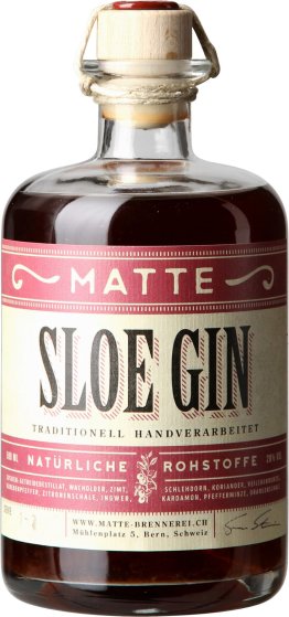 Matte Sloe Gin 28% 50cl Car x6