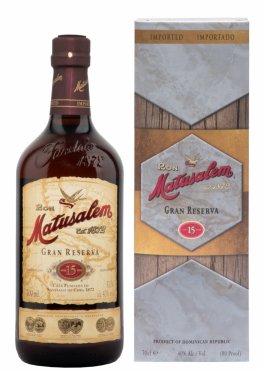 Matusalem Rum Gran Reserva 15 40% 70cl Car x6