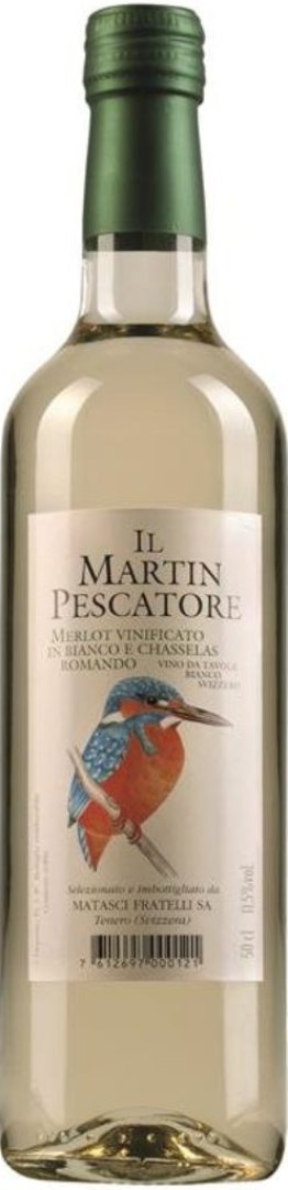 Merlot bianco Il Martin Pescatore Fratelli Matasci SA 50cl VINIx15