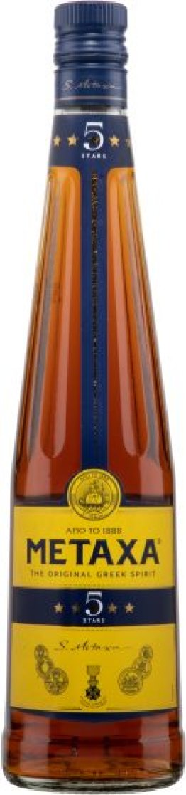 Metaxa Weinbrand 5* 38% 70cl Car x6