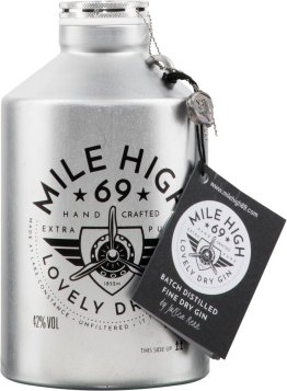 Mile High 69 Lovely Dry Gin 42% 50cl Car x6