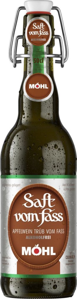 Möhl Saft vom Fass trüb alkoholfrei 50cl HARx15