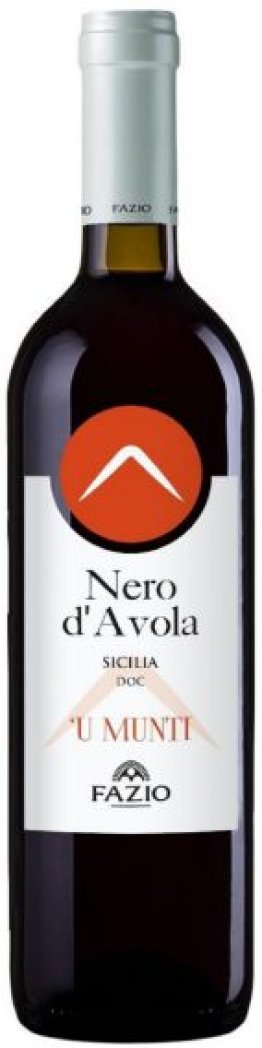 Nero d'Avola u Munti DOC Sicilia Casa Vinicola Fazio 75cl Car x6