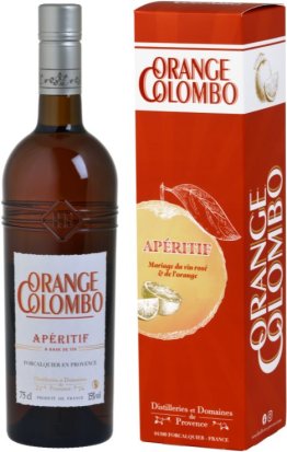 Orange Colombo Aperitif Dist. et Dom. de Provence * 15% 75cl Car x6