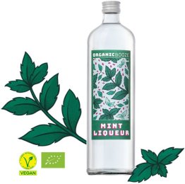 Organic Booze Mint Liqueur * 16% 70cl Car x6