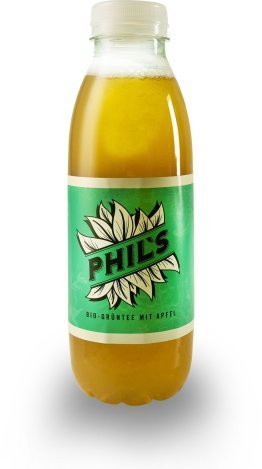 Phil's BIO Grüntee mit Apfel * 50cl Car x12