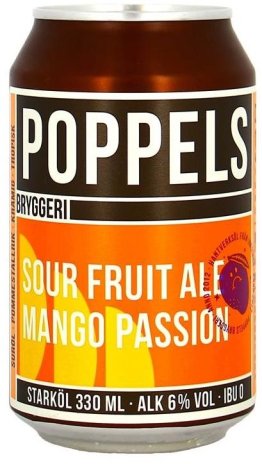 Poppels Mango Passion Sour Fruit Ale Dosen * 33cl Car x24