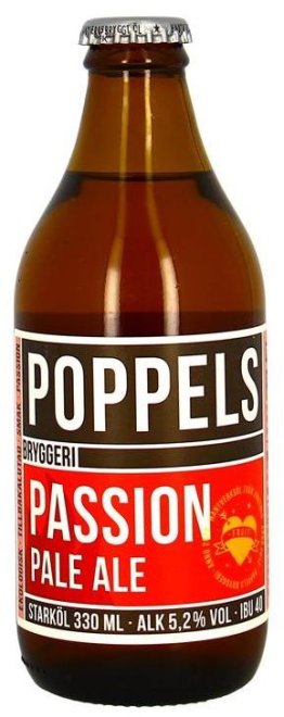 Poppels Passion Pale Ale BIO * 33cl Car x24
