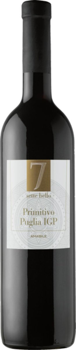 Primitivo Puglia IGP amabile Senza Parole 50cl Car x6