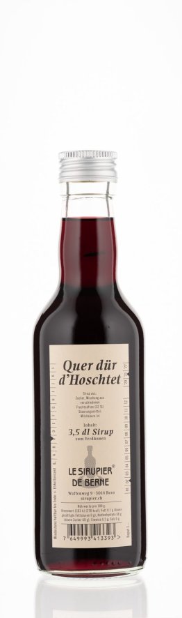 Quer dür d'Hoschtet Sirup Le Sirupier de Berne * 35cl HARx24