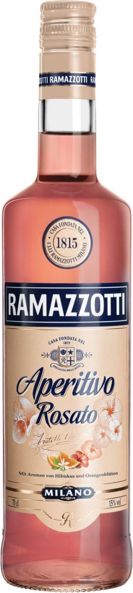 Ramazzotti Aperitivo Rosato 15% 70cl Car x6