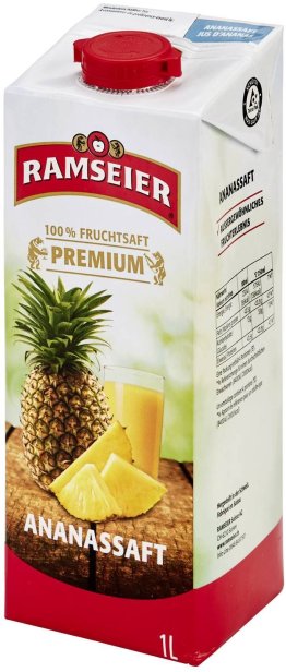 Ramseier Ananassaft 100cl Car x12