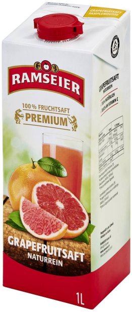 Ramseier Grapefruitsaft pink TE * 100cl Car x12