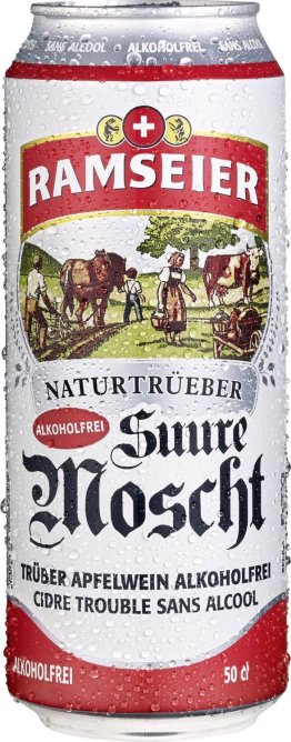 Ramseier Suure Moscht naturtrüeb alkoholfrei Dose 50cl Car 4x6