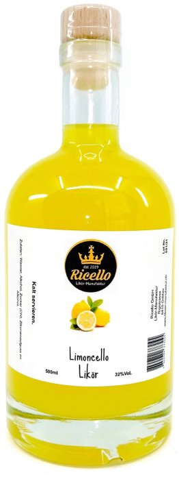 Ricello Limoncello 32% 50cl Car x6
