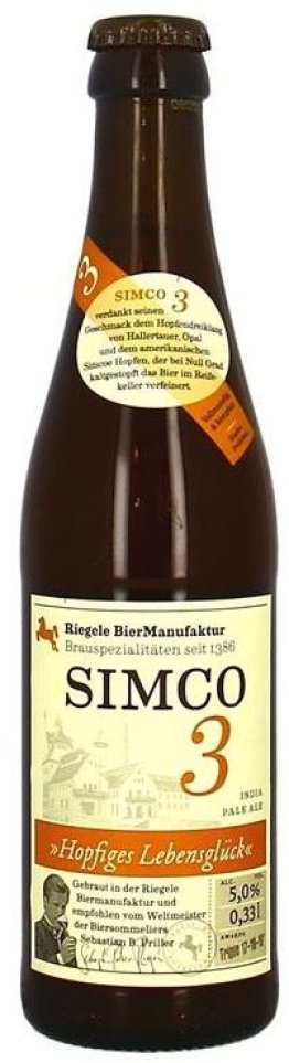 Riegele Simco 3 IPA 33cl HARx24