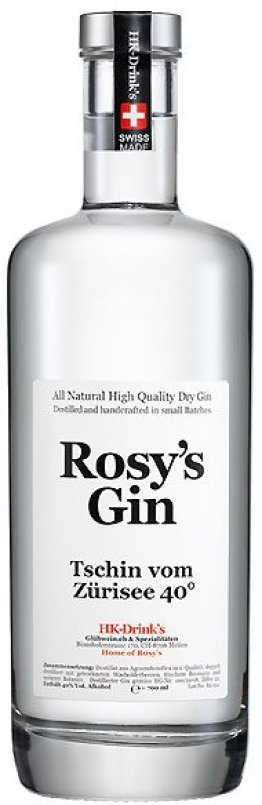 Rosy's Gin vom Zürisee 40% 70cl Car x6
