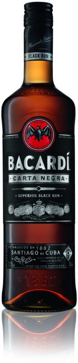 Rum Bacardi Carta Negra 37.5% 70cl Car x6