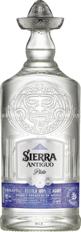 SIERRA Tequila Antiguo Plata * 40% 70cl Car x6