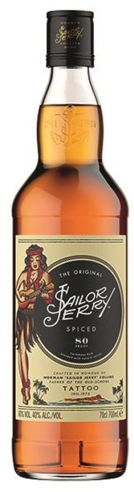 Sailor Jerry Spiced Rum 40% 70cl Car x6