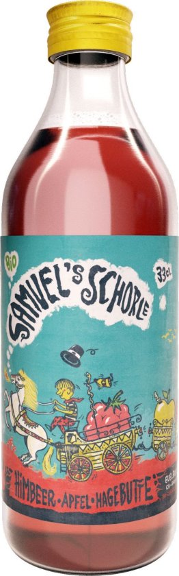 Samuel's Schorle Apfel Himbeere-Hagebutte * 33cl HARx20