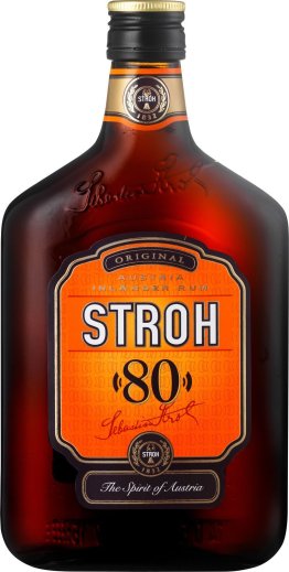 Stroh Rhum "80" 80% 50cl Car x6