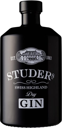 Studer's Swiss Highland Dry Gin 42.4% 70cl Car x6