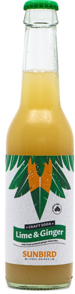 Sunbird Lime & Ginger BIO 27.5cl Car x24
