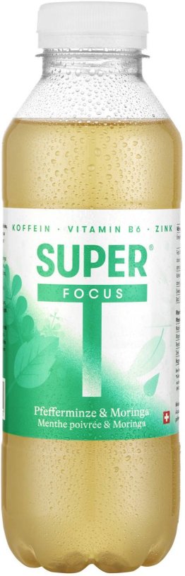 Super T Focus Pfefferminz & Moringa 50cl Car 4x6
