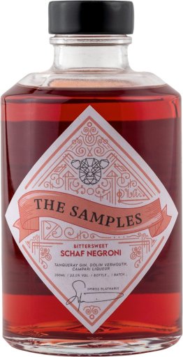 THE SAMPLES Bittersweet Schaf Negroni 23% 25cl Car x6