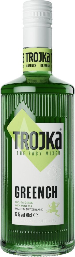 TROJKA Vodka Greench 17% 70cl Car x6
