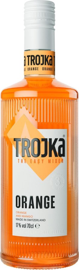 TROJKA Vodka Orange 17% 70cl Car x6