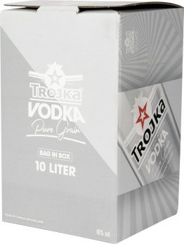 TROJKA Vodka Pure Grain * 40% 1000cl