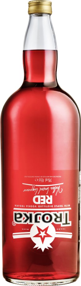TROJKA Vodka Red 24% 455cl