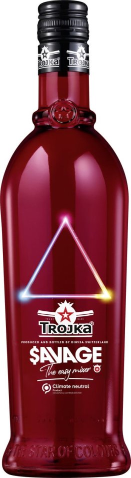 TROJKA Vodka Savage 17% 70cl Car x6